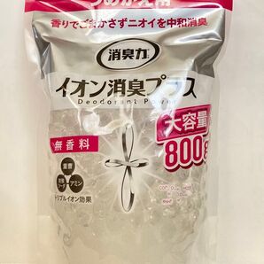 エステー イオン消臭プラス つめかえ用 無香料 800g