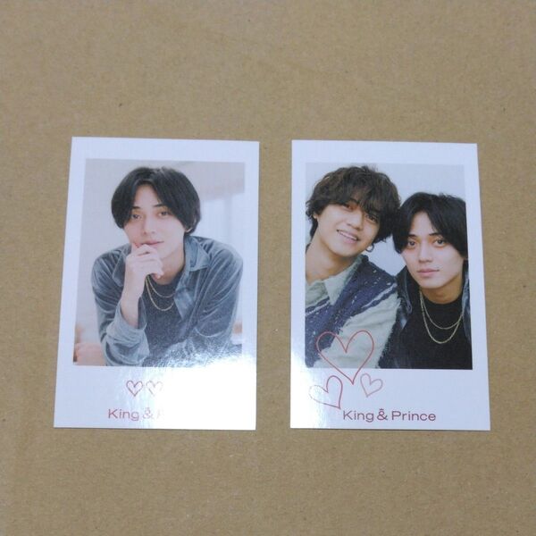 King & Prince キンプリ トレカ 会場特典 永瀬廉 集合 高橋海人 HEART