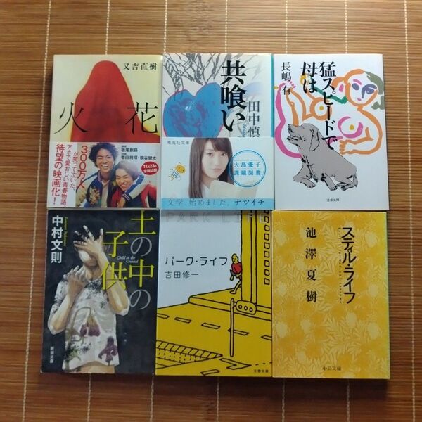 芥川賞受賞作 文庫本 6冊セット まとめ売り