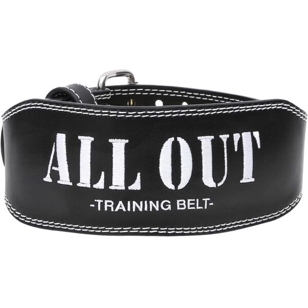 ALLOUT IFBB Pro 倉地美晴選手監修 女性用 トレーニングベルト リフティングベルト パワーベルト レザー 本革 黒