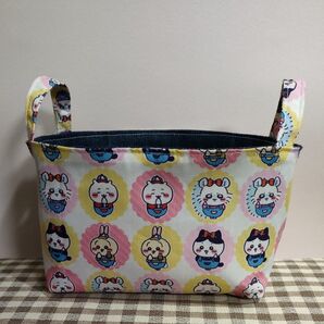 布バスケット アイスクリーム ハンドメイド