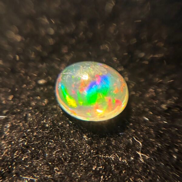 最終値下げ★ファイアオパール 0.44ct 5.4×4.4mm カボション オーバル ルース 天然石