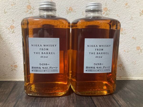 ニッカウヰスキー フロムザバレル 500ml 2本セット