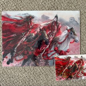魔道祖師 ポップアップ クリアファイル ポストカード