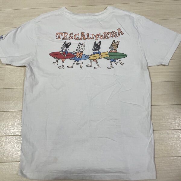 tes エンドレスサマー tシャツ Mサイズ 犬 ブルドッグ カリフォルニア