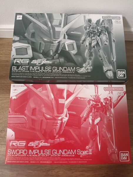 ガンプラまとめ売り RG ソードインパルスSpecII+ブラストインパルスSpecII