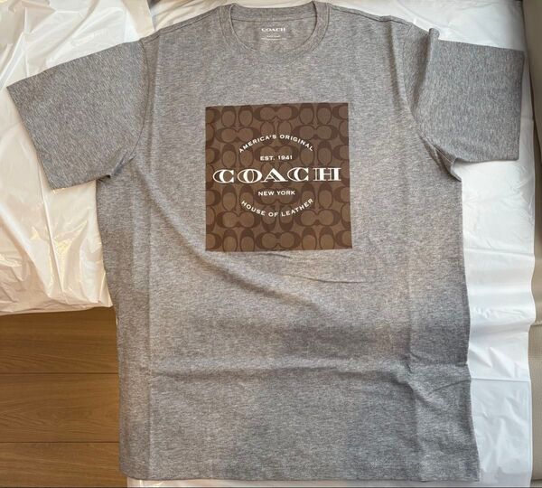 COACH コーチ Signature Square Tシャツ Mサイズ 新品