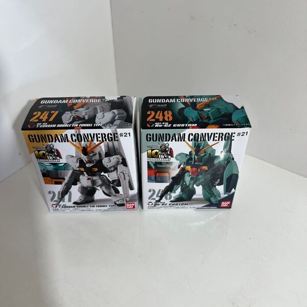 GUNDAM CONVERGE FW 247 νガンダムダブルフィン・ファンネル+ 248リ・ガズィカスタム