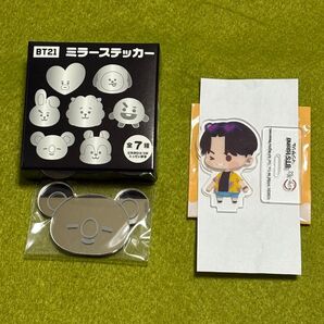 スシロー×BTSインザソム・BT21ミラーステッカー
