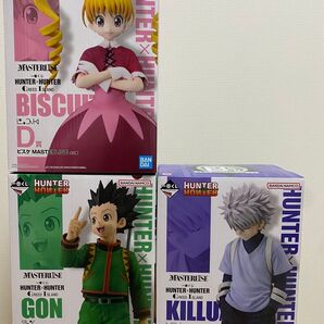 ハンターハンター 一番くじ D賞 ビスケ A賞ゴン B賞キルア新品未使用