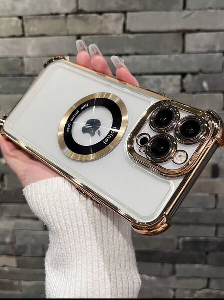 iPhone13ケース クリア iPhone13proケース iPhone13promaxカバー メッキ加工 耐衝撃 レンズ保護
