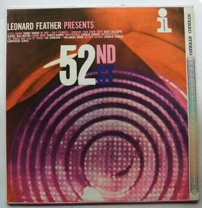 ◆ LEONARD FEATHER Presents / 52nd St / GEORGE WALLINGTON / PHIL WOODS ◆ Interlude ST 1011 (pink:dg:mable disc) ◆