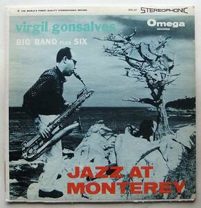 ◆ VIRGIL GONSALVES Big Band Plus Six / Jazz At Monterey ◆ Omega OSL-47 (red:dg) ◆ W