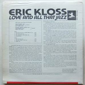 ◆ ERIC KLOSS / Love And All That Jazz ◆ Prestige PR 7469 (blue:VAN GELDER) ◆ Vの画像2
