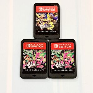 Nintendo Switch ソフト スプラトゥーン2(2個) スプラトゥーン3(1個) 3個セット