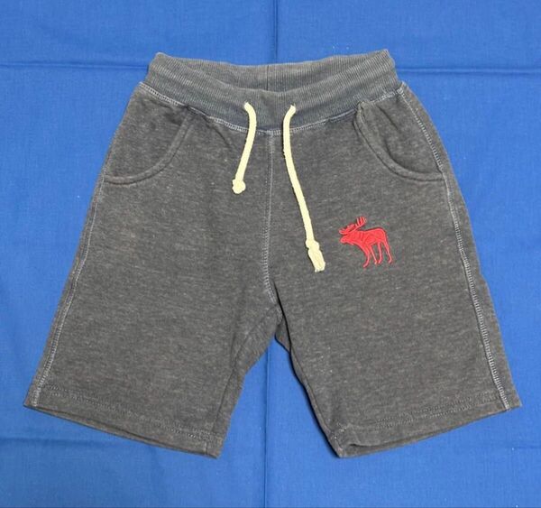 Abercrombie KIDS アバクロンビー アバクロ キッズ ハーフパンツ ショートパンツ ロゴ 刺繍 ネイビー 120cm