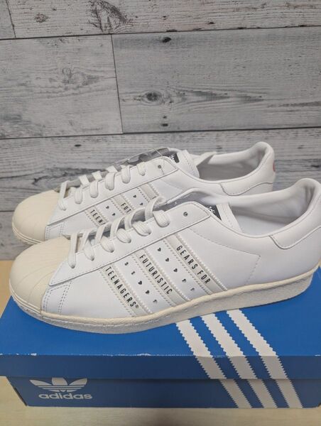 新品未使用品!adidas SUPERSTAR80s HUMAN MADE ホワイト ヒューマンメイド アディダススーパースター