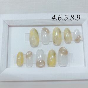 【現品限り】 ミモザネイル ニュアンスネイル