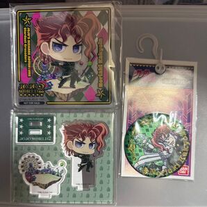 ジョジョの奇妙な冒険 アクリルスタンド コースター 刺繍バッジ 花京院典明
