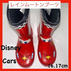 Disney Cars レインムートンブーツ16.17cm雪遊び雨の日