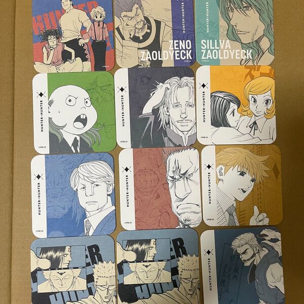 HUNTER × HUNTER ハンターハンター アートコースター 12枚セット ジャンフェス ジャンプショップ