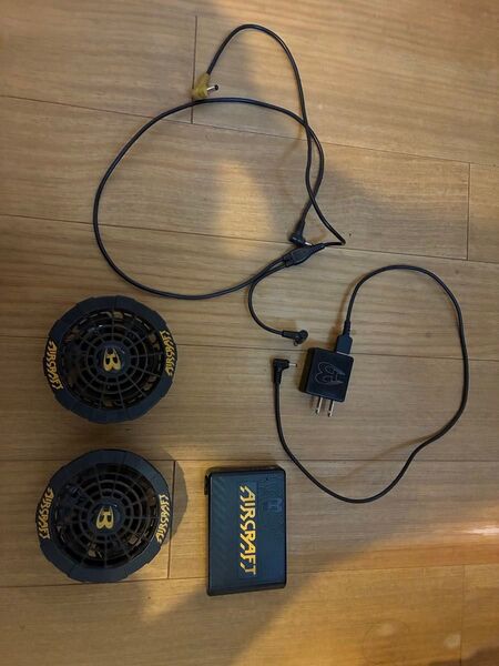 BURTLE バッテリー AC230 12V 空調ファン エアークラフト バートル ファンユニット AIR ファン セット