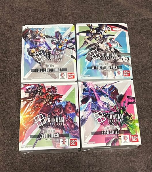 ガンダムカードゲーム スタートデッキ ST01 02 03 04 デッキのみ 4種セット