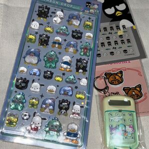 はぴだんぶい ボンボンドロップシール ミニ電卓