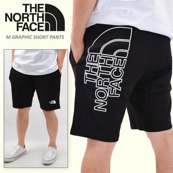 THE NORTH FACE ノースフェイスビッグロゴ ショートパンツ ハーフパンツ M