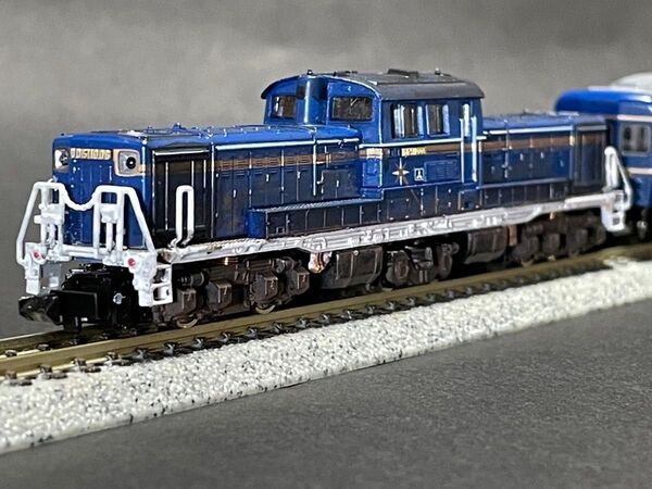 【ウェザリング】Tomix 2257 JR DD51形 ディーゼル機関車 JR北海道カラー 北斗星 Nゲージ
