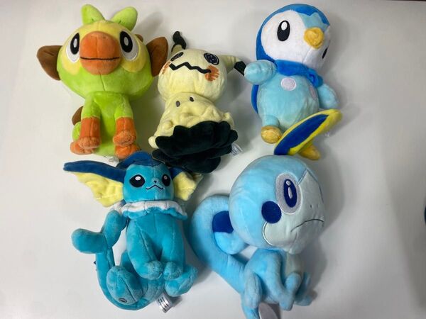 ポケモン ぬいぐるみ サルノリ シャワーズ ミミッキュ メッソン ポッチャマ