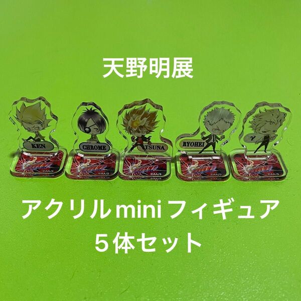 家庭教師ヒットマンREBORN! 天野明展限定 アクリルminiフィギュア 5体セット