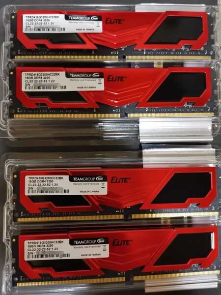 DDR4 3200Mhz PC4-25600 16GBx4枚 64GB UDIMM デスクトップ用 1.2v JEDEC品