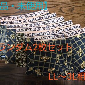 ランダム★2枚セット★【新品・未使用】ボクサーパンツ LL~3L相当