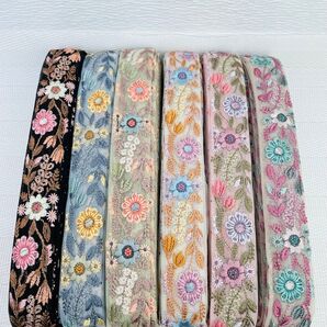 インド刺繍リボン お好きなリボン1m ハンドメイド ヘアアクセサリー ポーチ