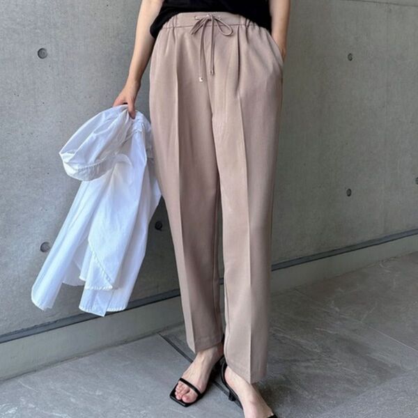 andme アンドミー パンツ テーパード