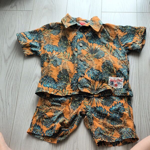 セットアップ 半袖 上下セット 100センチ BABYDOLL