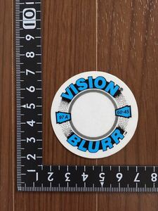 80s VISION BLURR skateboard wheel オールド ビンテージ スケートボード ウィール ステッカー 新品 デッド ビジョン ストリート ウエアー