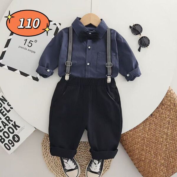 ☆新品☆フォーマル 男の子 セットアップ 入園式 結婚式 スーツ 110cm
