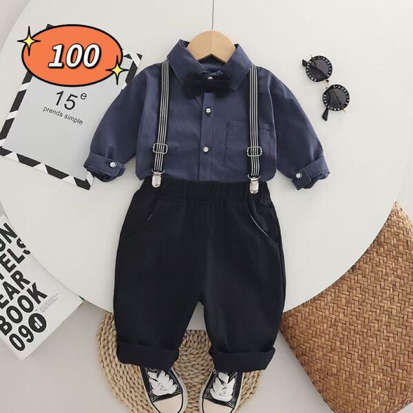 ☆新品☆フォーマル 男の子 セットアップ 入園式 結婚式 スーツ 100cm