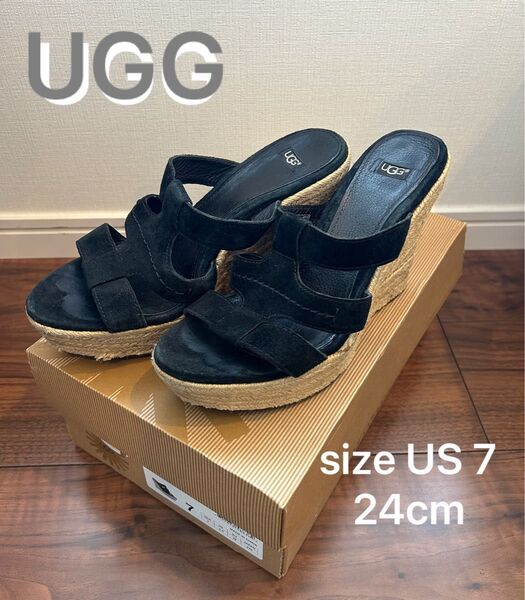 UGG ウェッジソールサンダル 24cm