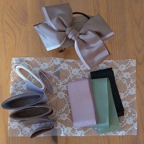 材料 ハンドメイド リボン 未使用品あり 趣味 切りっぱなしリボン