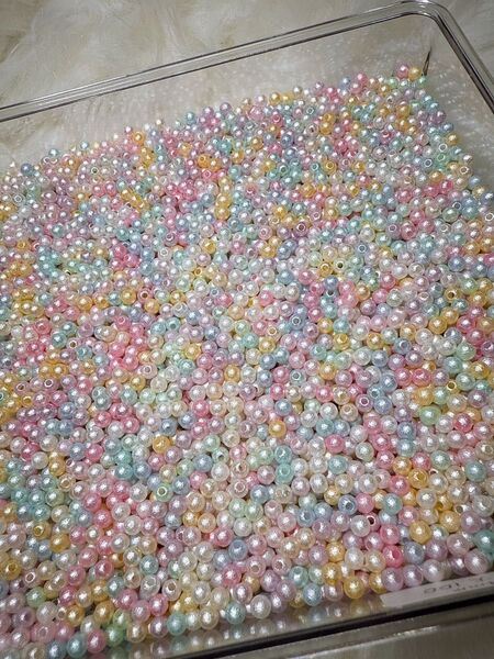 4mm コットンパール ビーズ 1spoon 100円