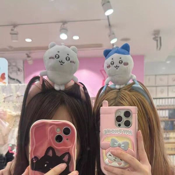 ちいかわカチューシャ chiikawa ぬいぐるみ マスコット ちいかわ ぬいぐるみカチューシャ ファンキャップ