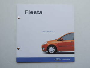 【カタログのみ】 フィエスタ 2004年 厚口30P フォード カタログ 日本語版
