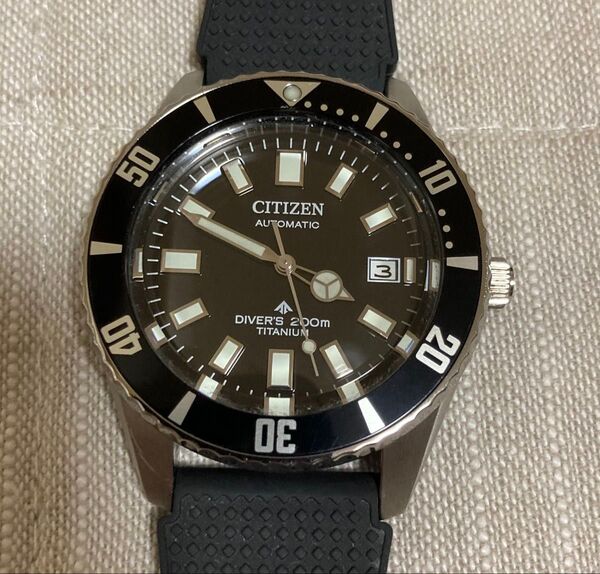CITIZEN チャレンジダイバー NB6021-17E プロマスター ブラック シチズン ダイバー 腕時計