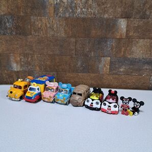 最終価格!トミカ ディズニー ミニカー 7台セット ミッキー ウエディング プー モスラ