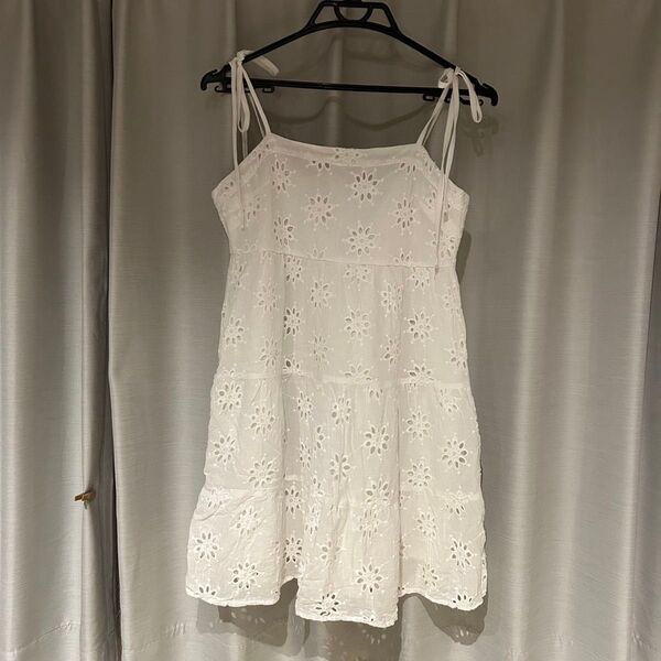 SHEIN レース ワンピース 花柄 キャミワンピース レーストップス M