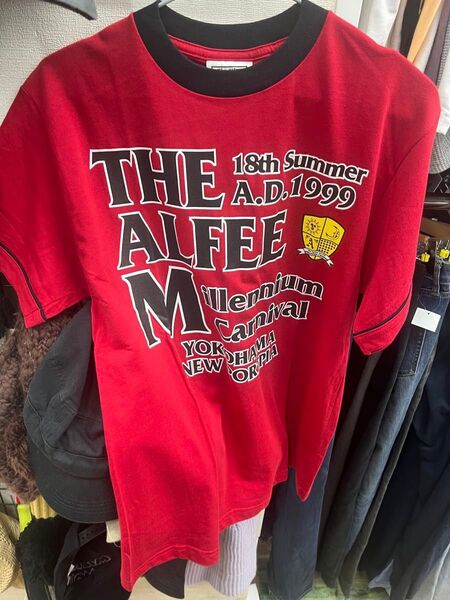 the ALFEE Tシャツ 赤 18th 夏イベ 2006年 プリント Tシャツ