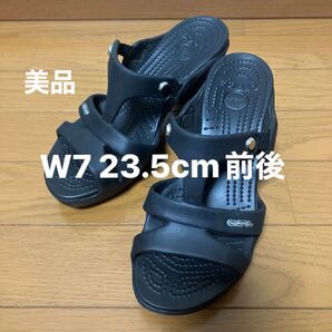 Crocs サイプラス Ⅴ W7 23cm ブラック